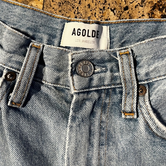 AGOLDE Pinch Waist High Rise Kick Jeans - Riptide - Picture 5 of 9